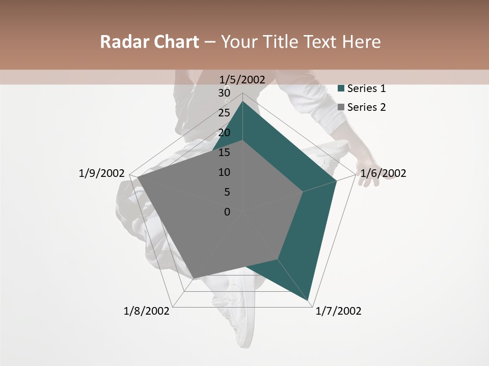 Dancer Flying Man PowerPoint Template