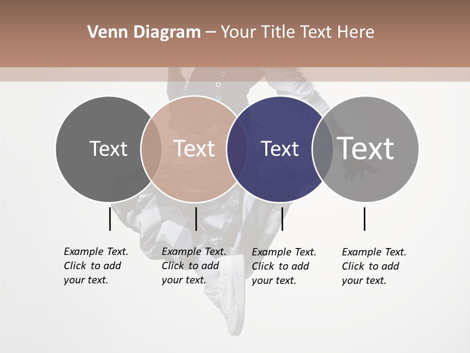 Dancer Flying Man PowerPoint Template