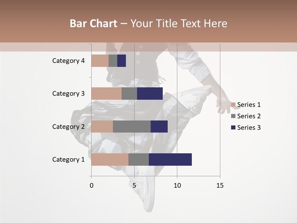 Dancer Flying Man PowerPoint Template