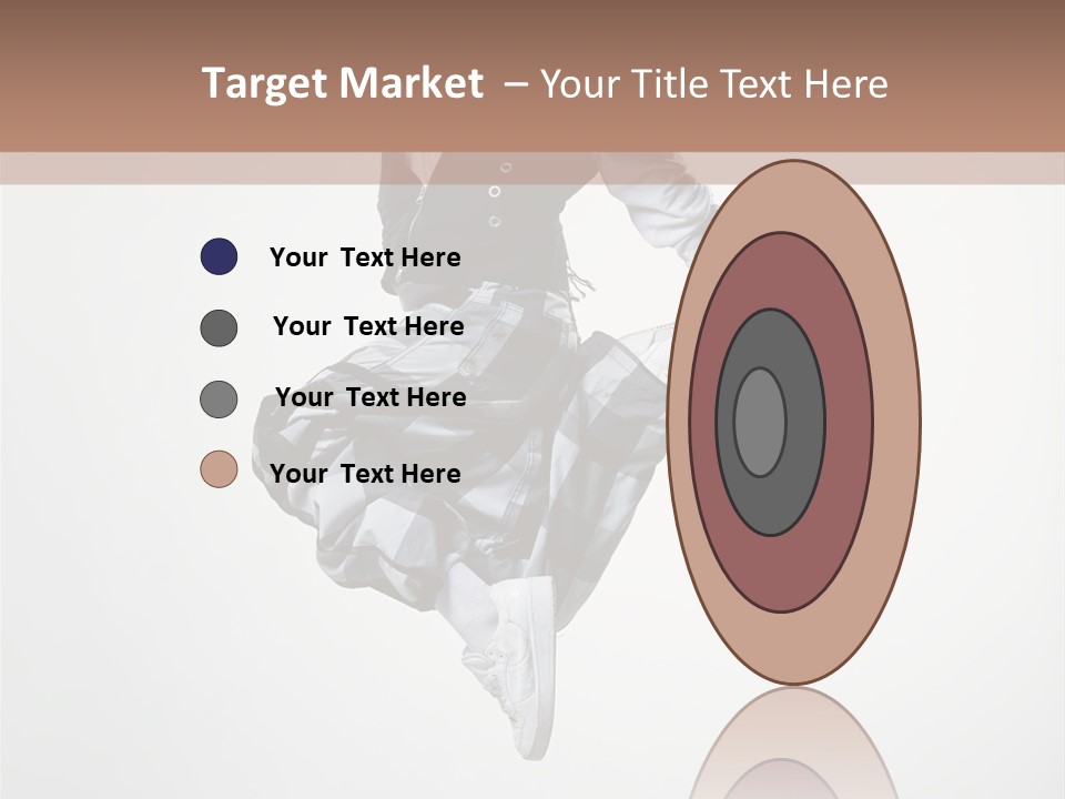 Dancer Flying Man PowerPoint Template