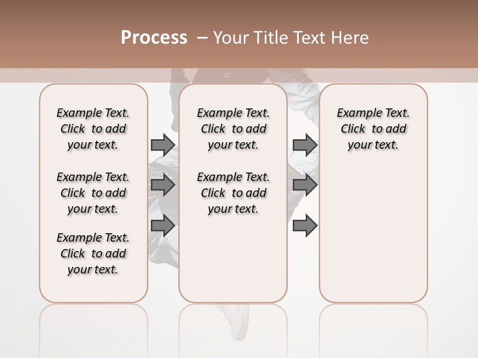 Dancer Flying Man PowerPoint Template