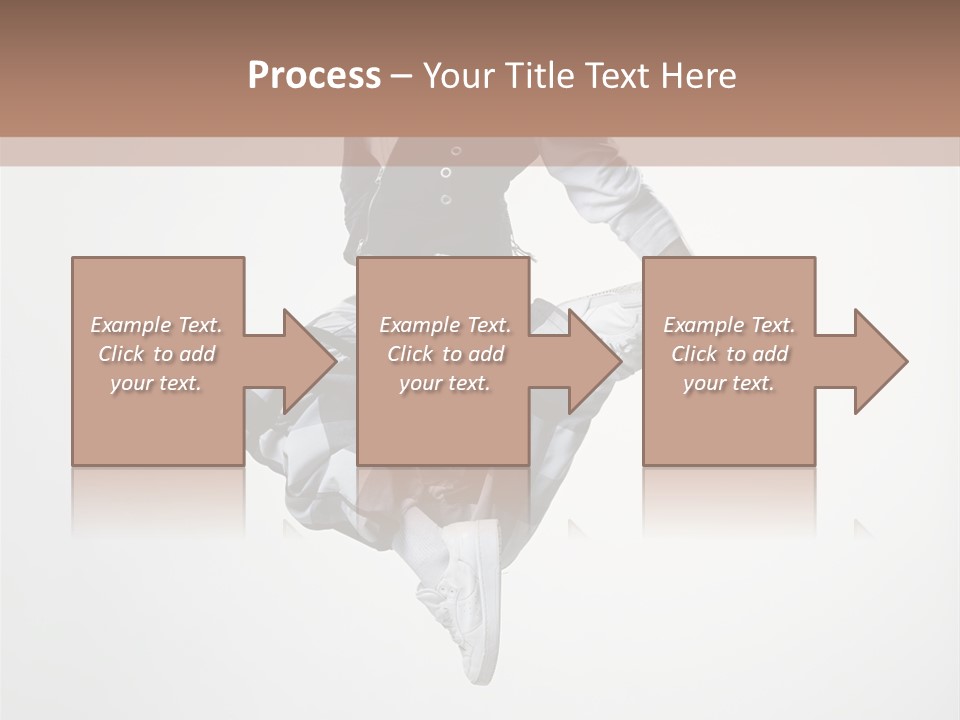 Dancer Flying Man PowerPoint Template
