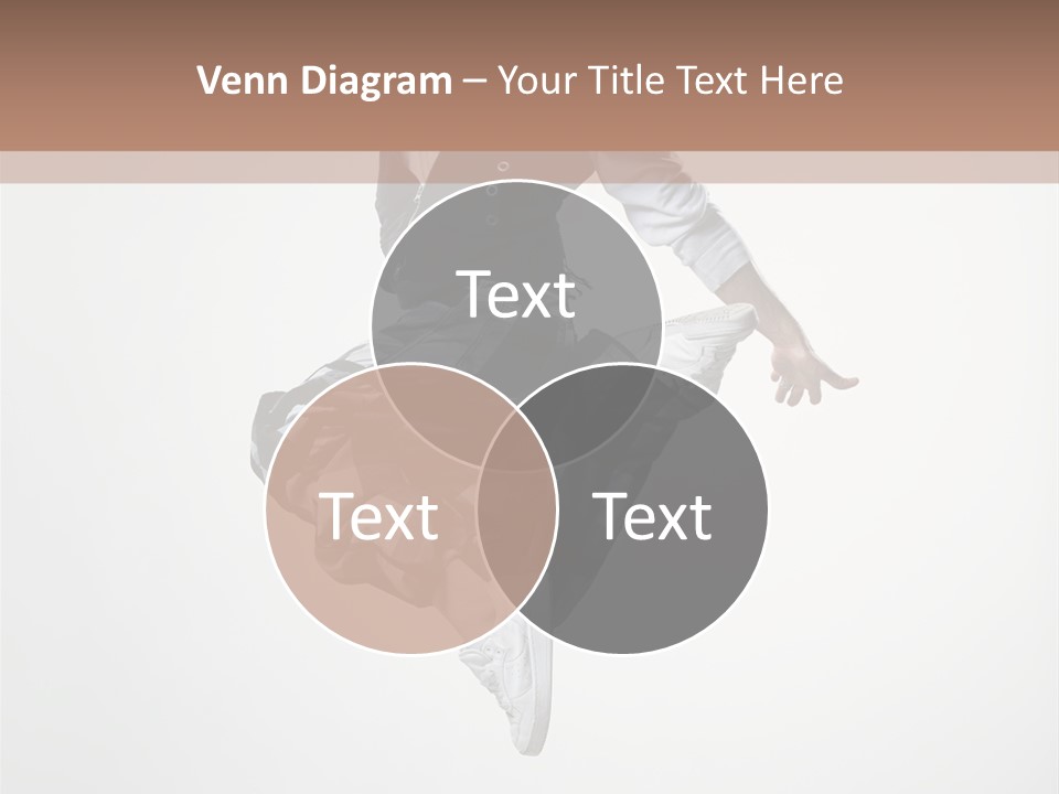 Dancer Flying Man PowerPoint Template