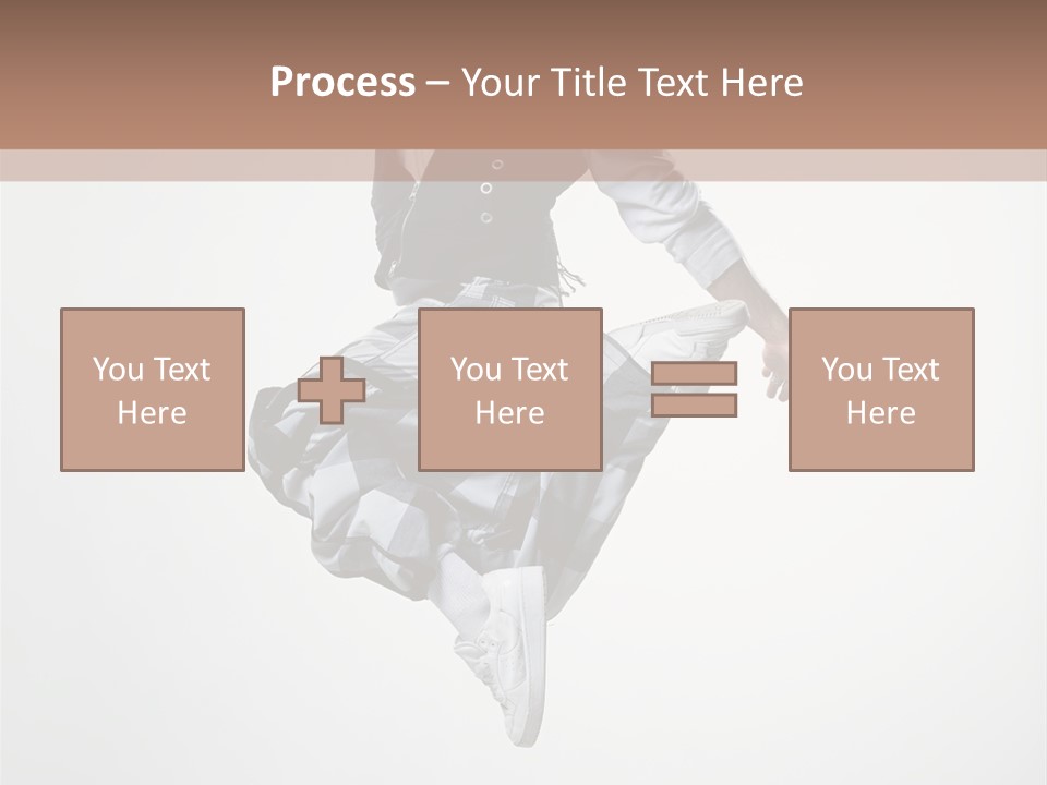 Dancer Flying Man PowerPoint Template
