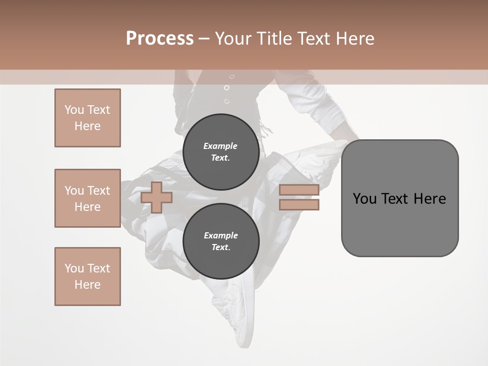 Dancer Flying Man PowerPoint Template