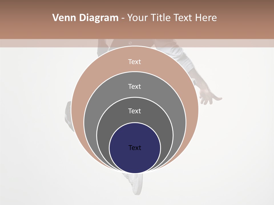 Dancer Flying Man PowerPoint Template