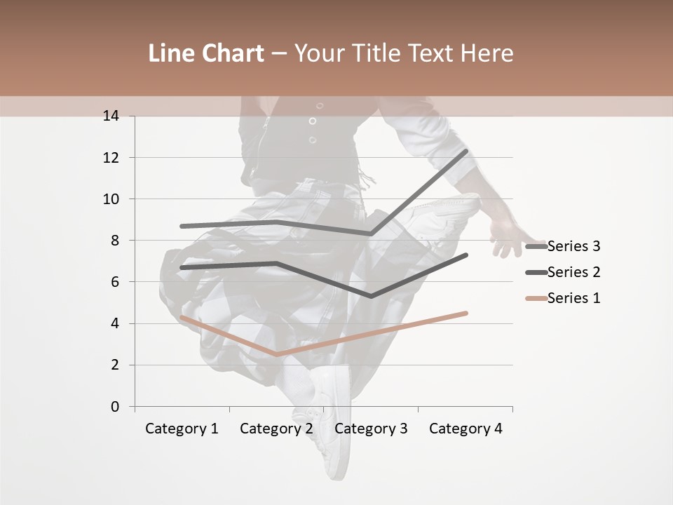 Dancer Flying Man PowerPoint Template