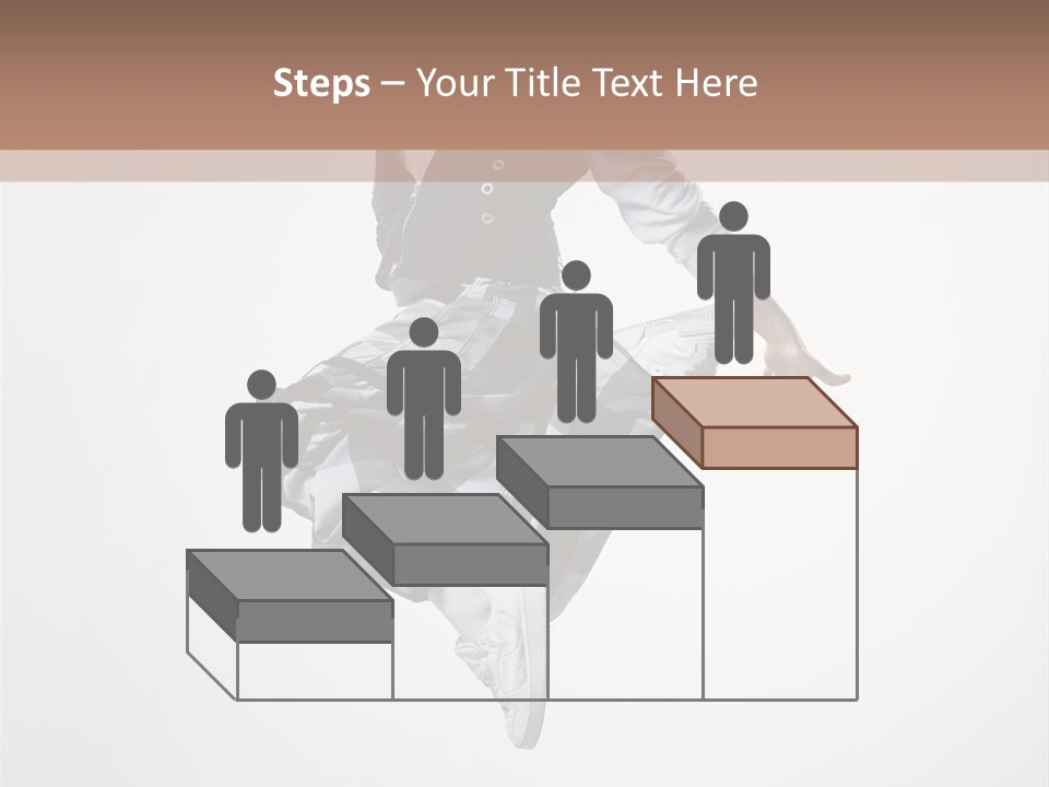 Dancer Flying Man PowerPoint Template