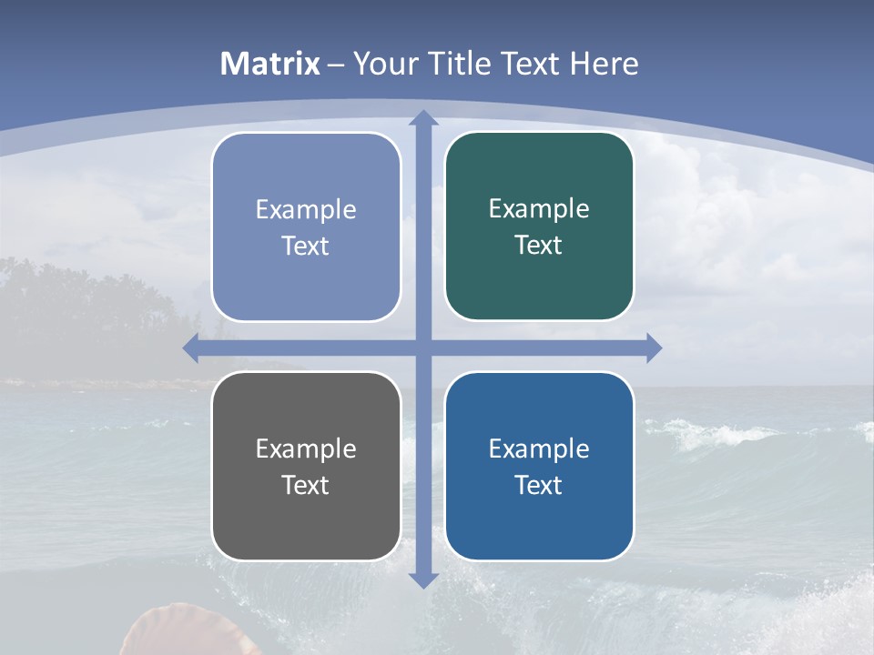 Ribs Waves Holiday PowerPoint Template