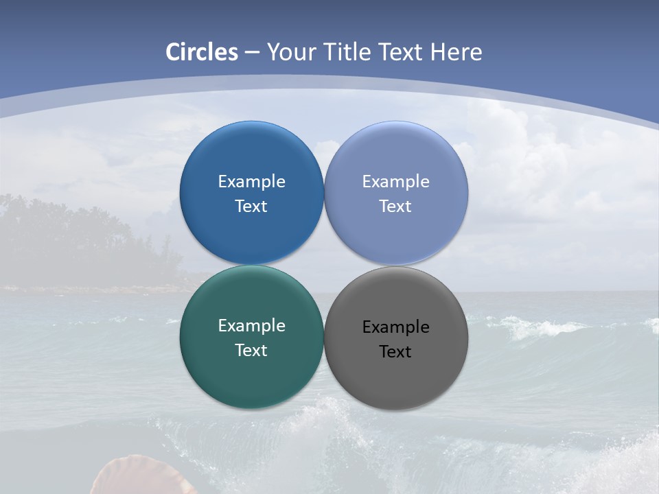 Ribs Waves Holiday PowerPoint Template