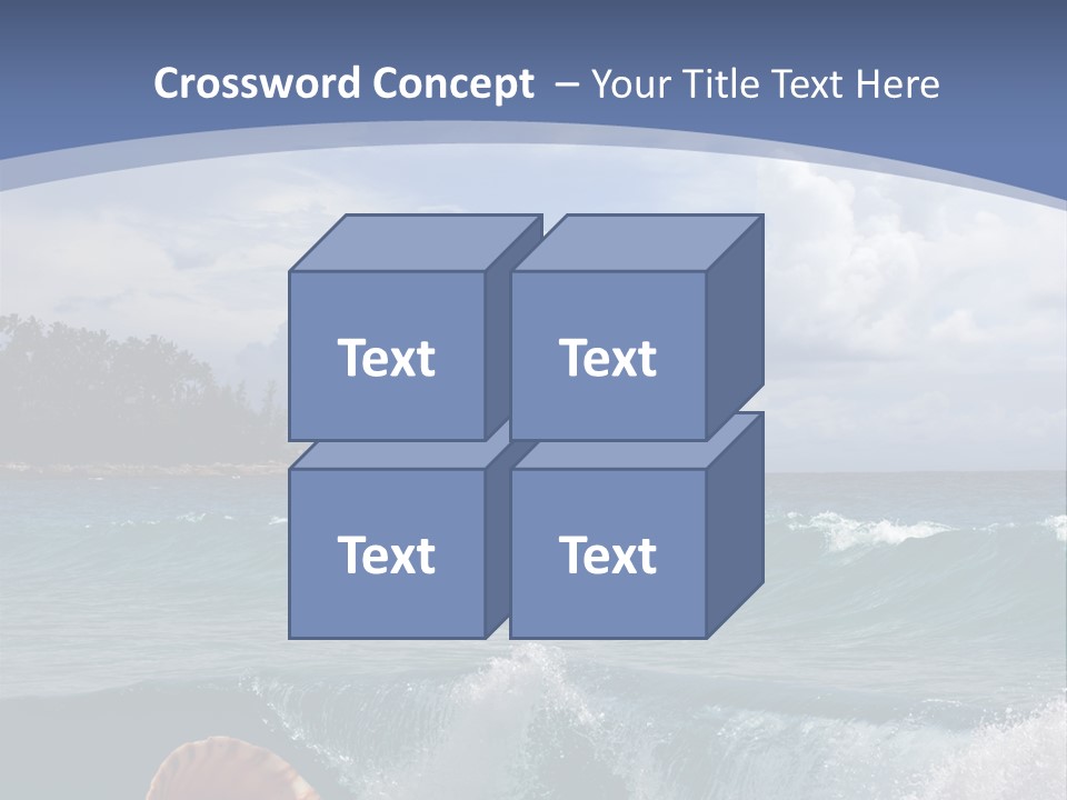 Ribs Waves Holiday PowerPoint Template