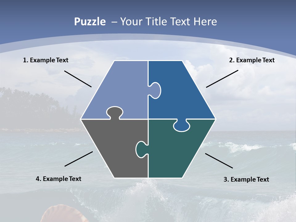 Ribs Waves Holiday PowerPoint Template