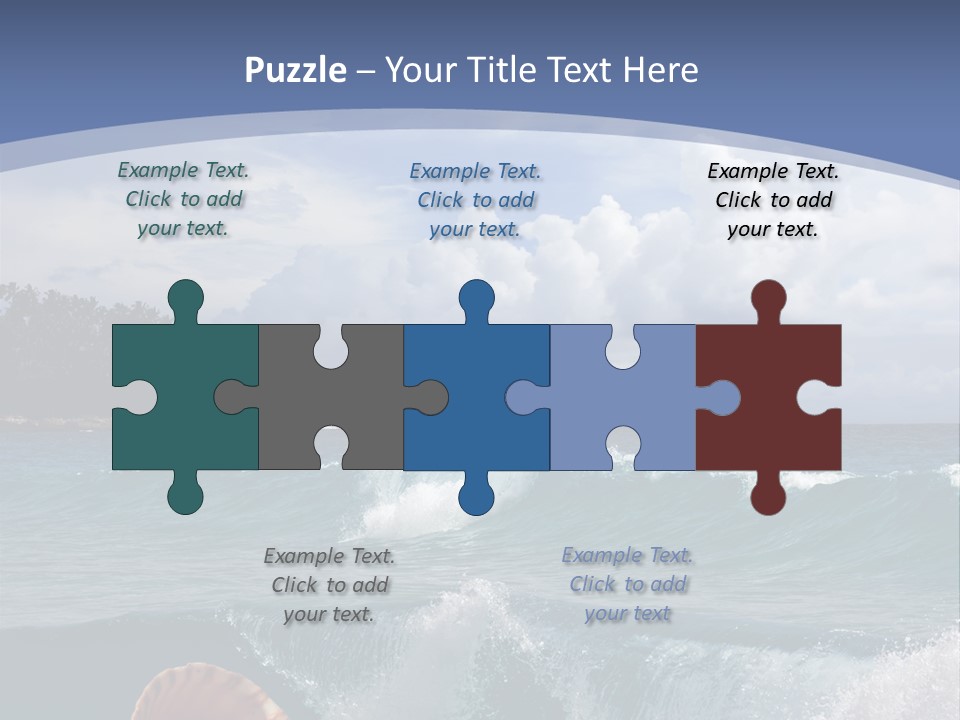 Ribs Waves Holiday PowerPoint Template