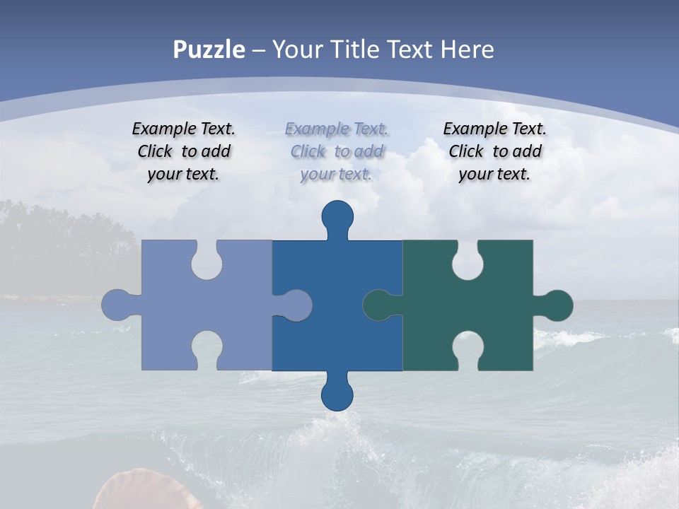 Ribs Waves Holiday PowerPoint Template