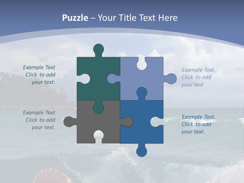 Ribs Waves Holiday PowerPoint Template