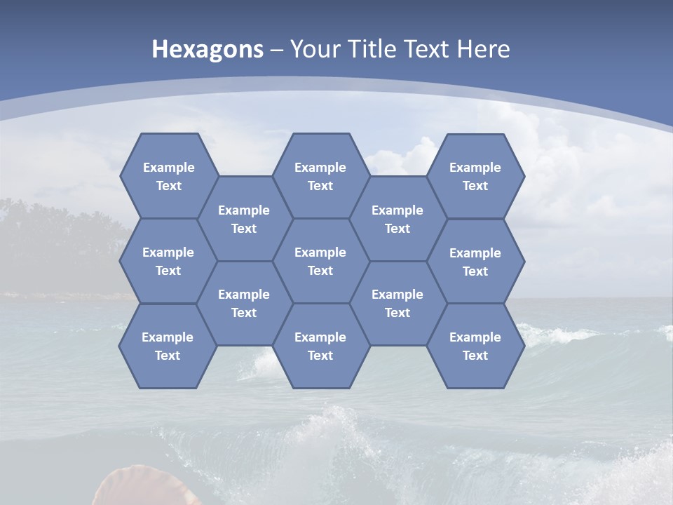 Ribs Waves Holiday PowerPoint Template