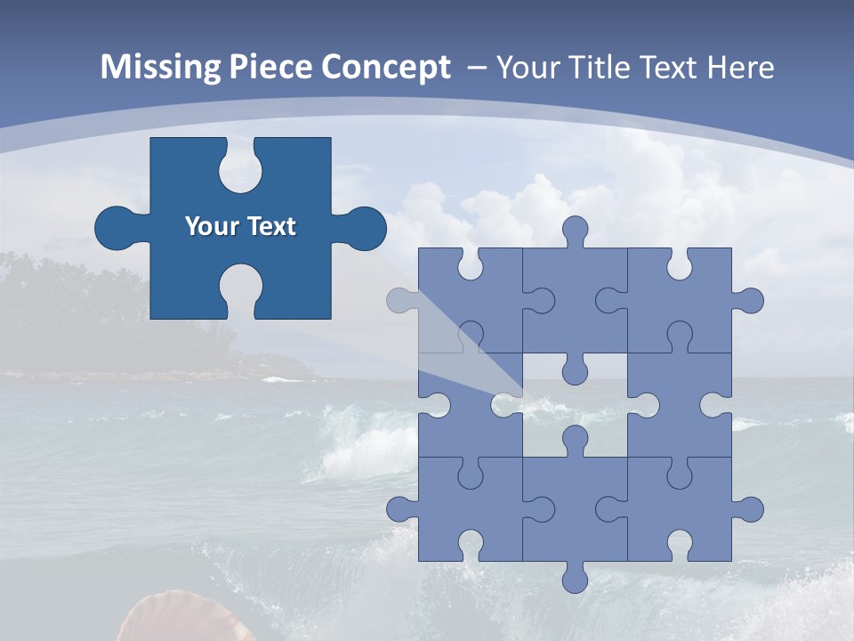 Ribs Waves Holiday PowerPoint Template