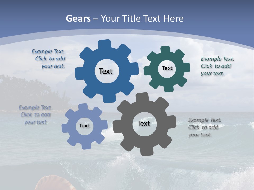 Ribs Waves Holiday PowerPoint Template