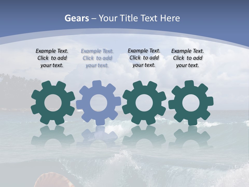 Ribs Waves Holiday PowerPoint Template