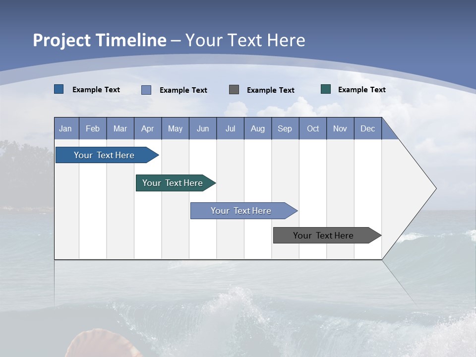 Ribs Waves Holiday PowerPoint Template