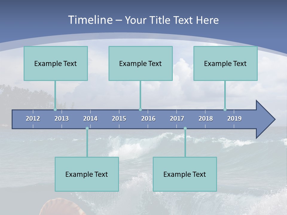Ribs Waves Holiday PowerPoint Template