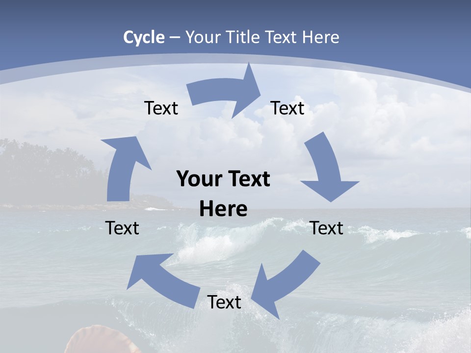 Ribs Waves Holiday PowerPoint Template