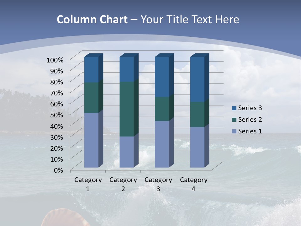 Ribs Waves Holiday PowerPoint Template