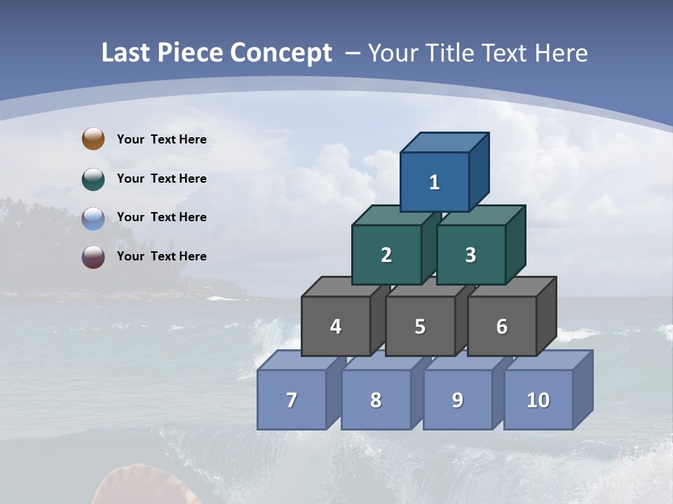 Ribs Waves Holiday PowerPoint Template