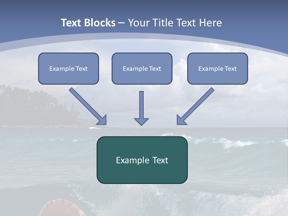 Ribs Waves Holiday PowerPoint Template