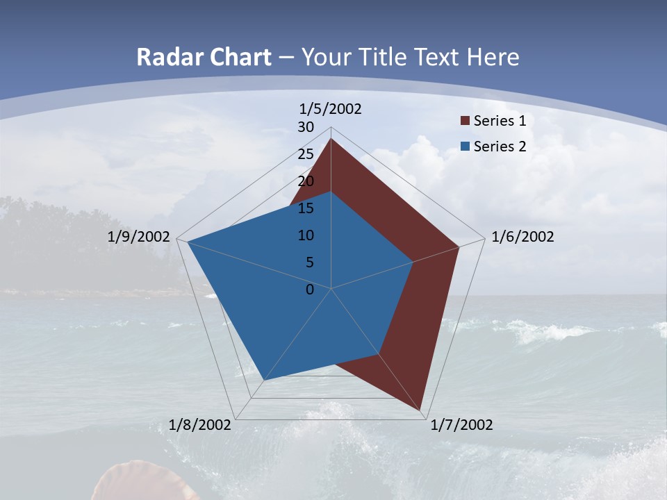 Ribs Waves Holiday PowerPoint Template