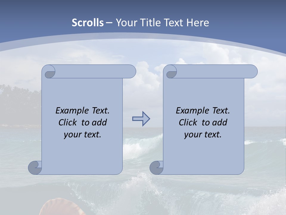Ribs Waves Holiday PowerPoint Template