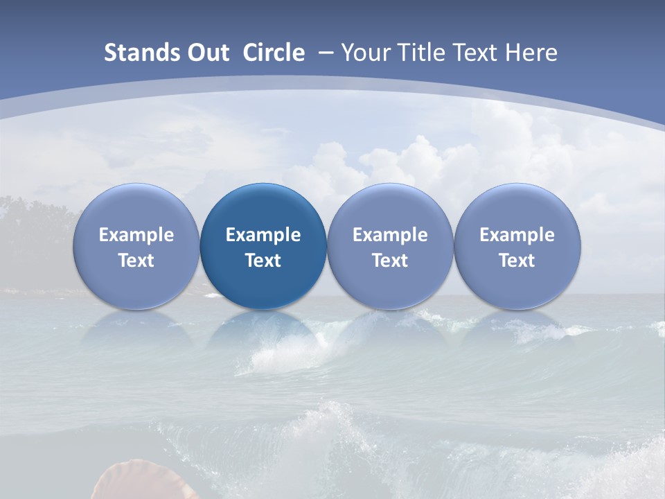 Ribs Waves Holiday PowerPoint Template