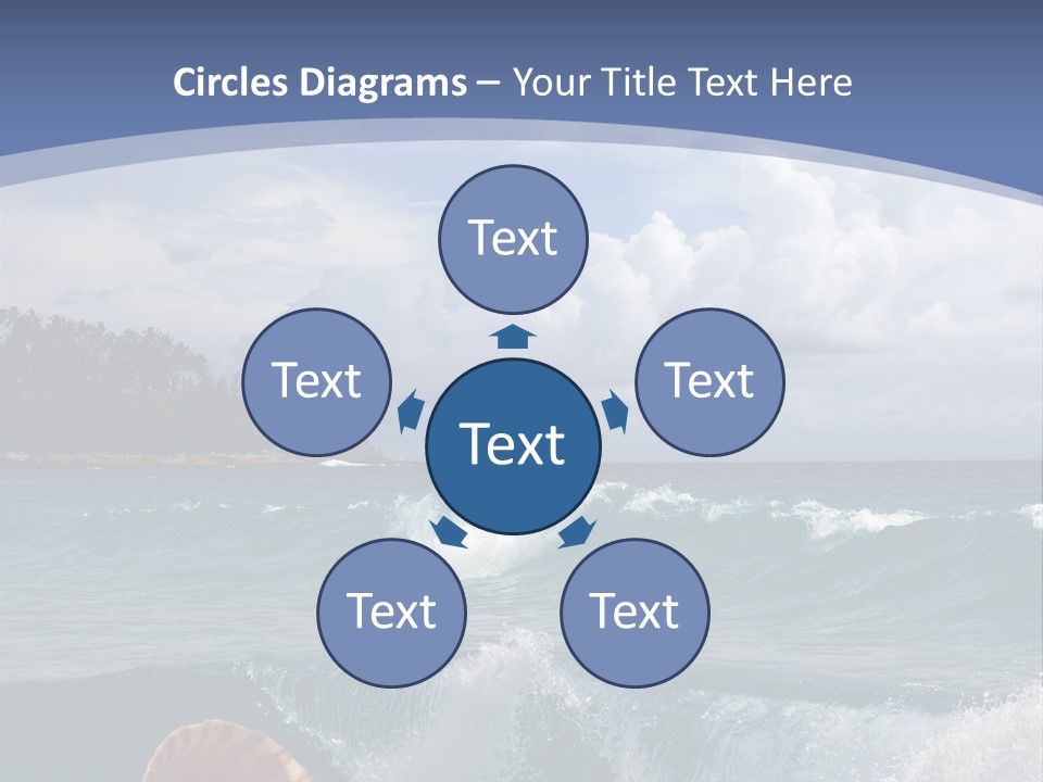 Ribs Waves Holiday PowerPoint Template