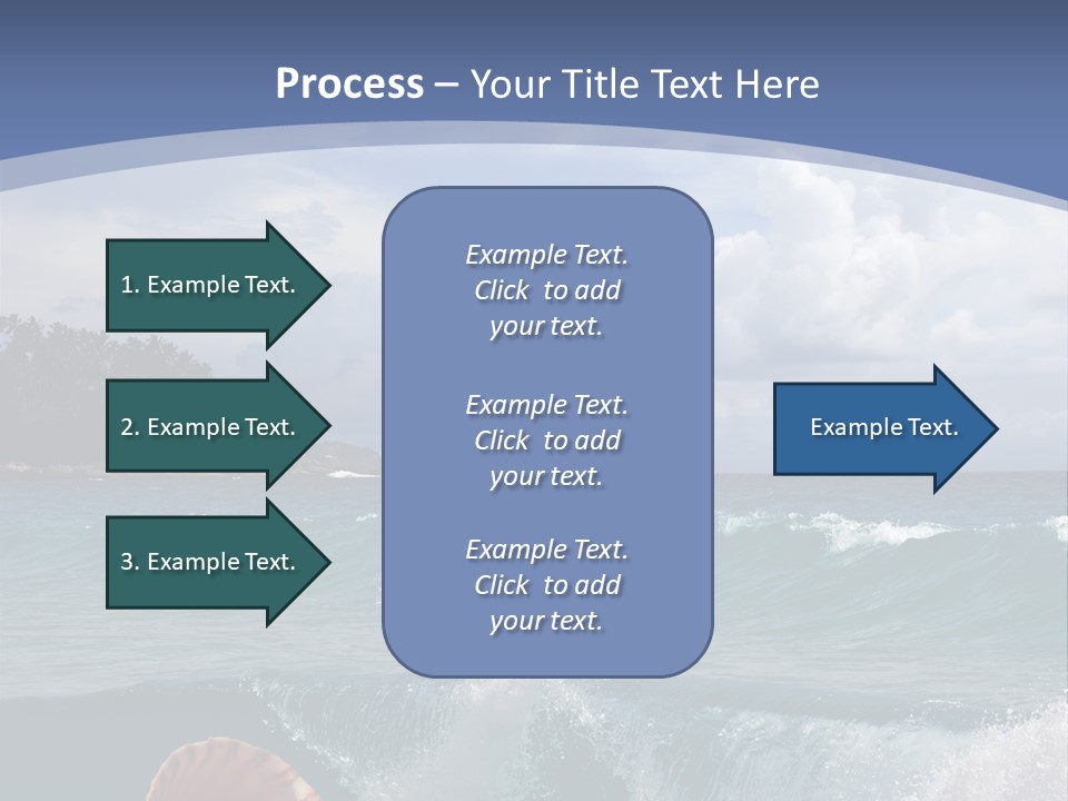 Ribs Waves Holiday PowerPoint Template