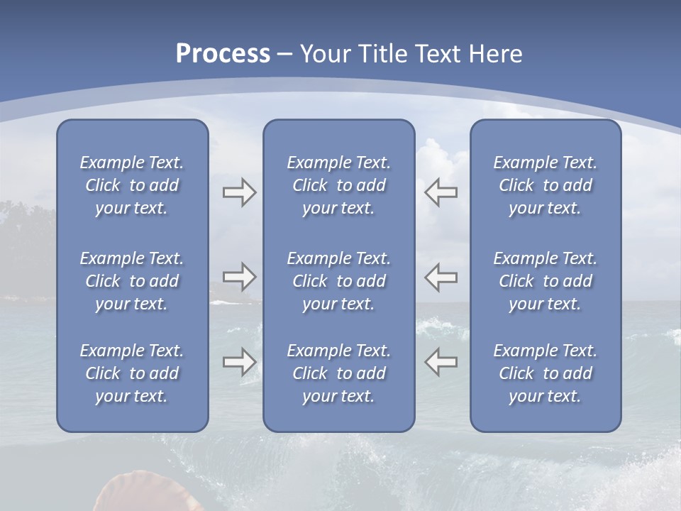 Ribs Waves Holiday PowerPoint Template