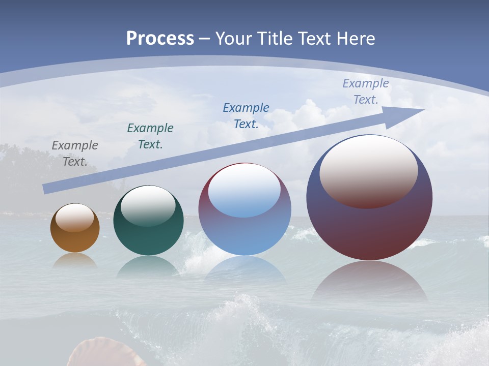 Ribs Waves Holiday PowerPoint Template