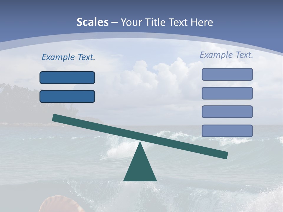 Ribs Waves Holiday PowerPoint Template