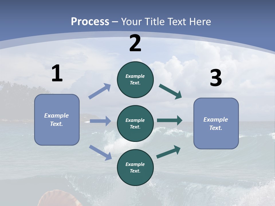 Ribs Waves Holiday PowerPoint Template