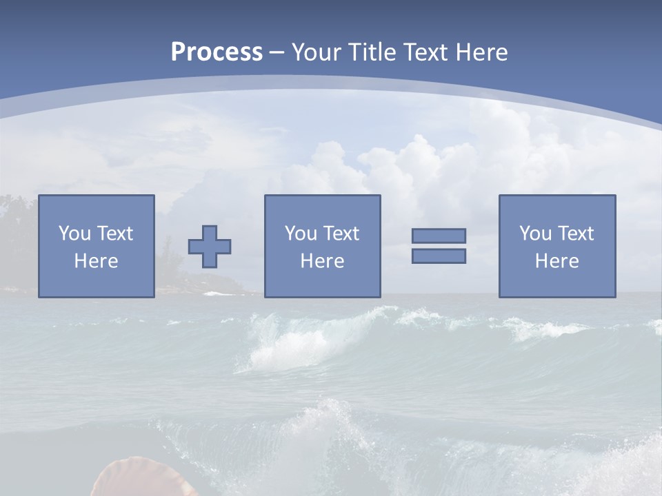 Ribs Waves Holiday PowerPoint Template