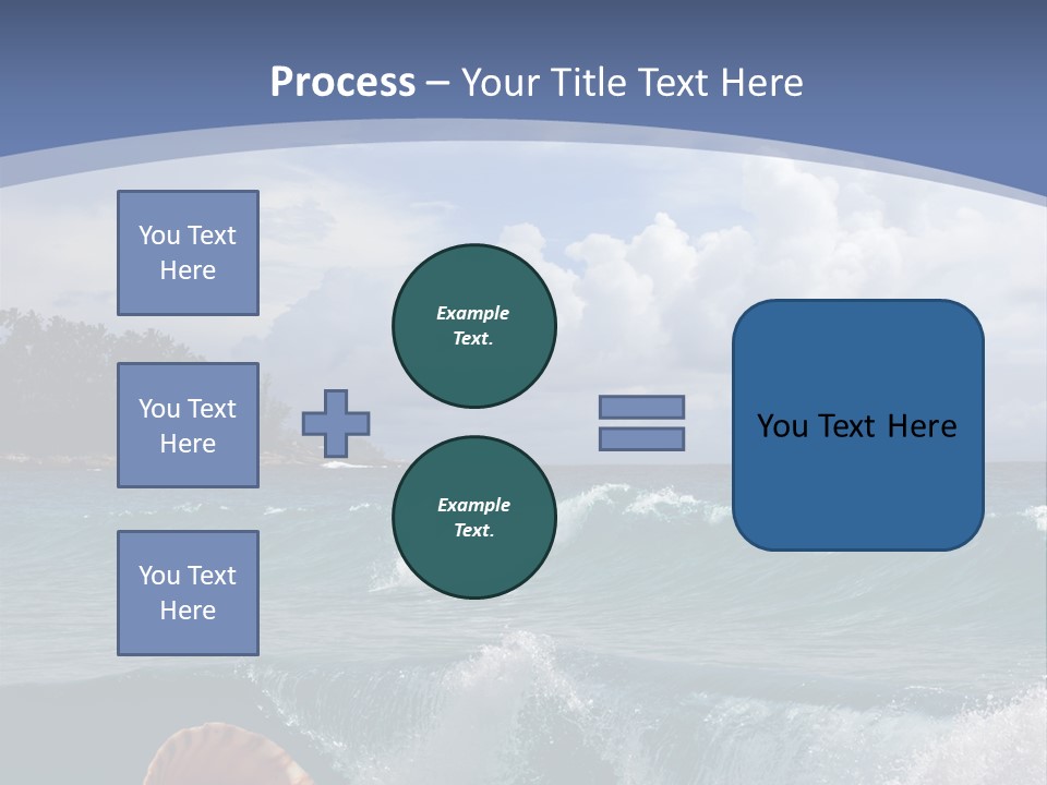 Ribs Waves Holiday PowerPoint Template