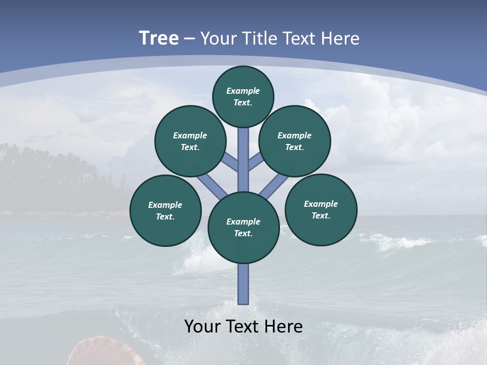 Ribs Waves Holiday PowerPoint Template