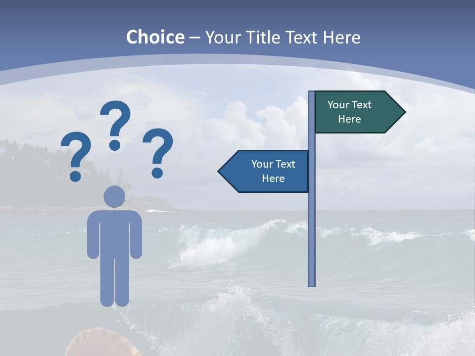 Ribs Waves Holiday PowerPoint Template