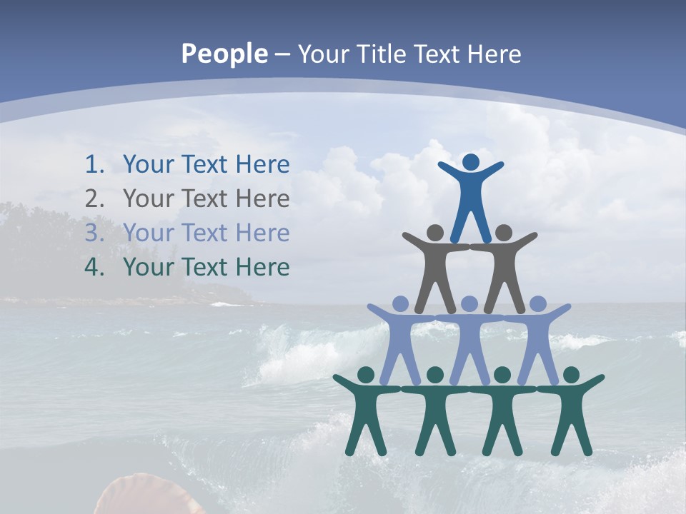 Ribs Waves Holiday PowerPoint Template