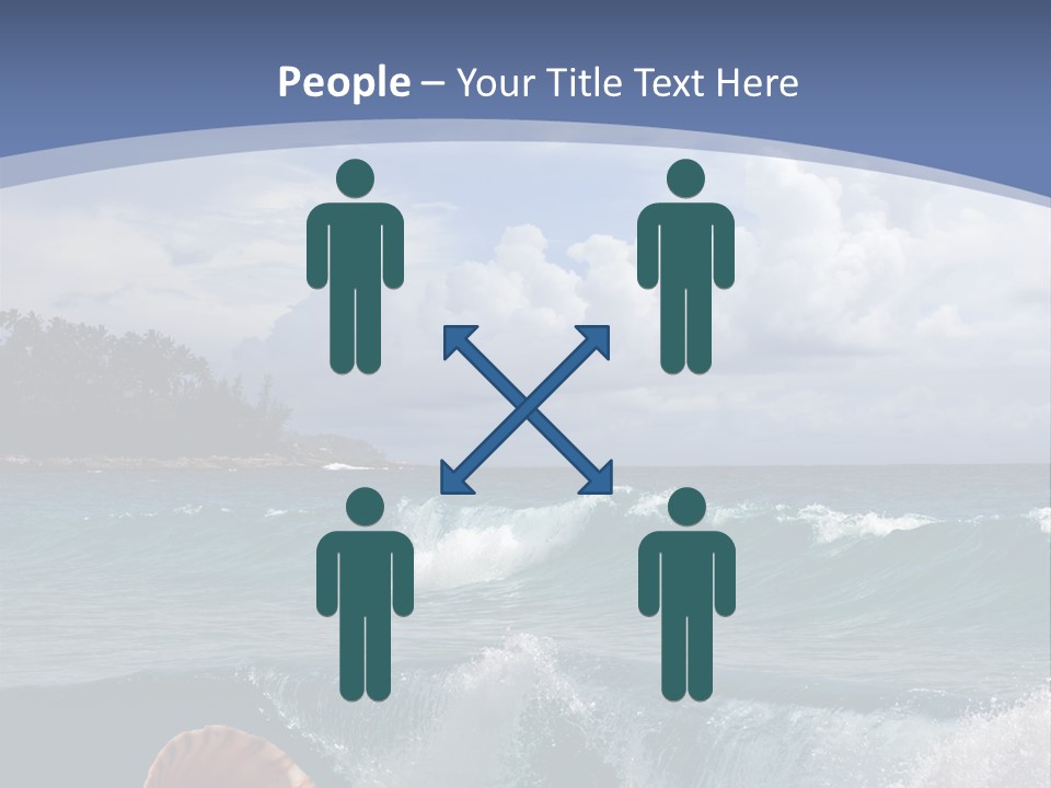 Ribs Waves Holiday PowerPoint Template