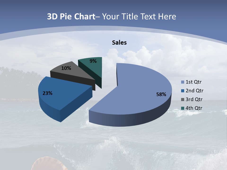 Ribs Waves Holiday PowerPoint Template