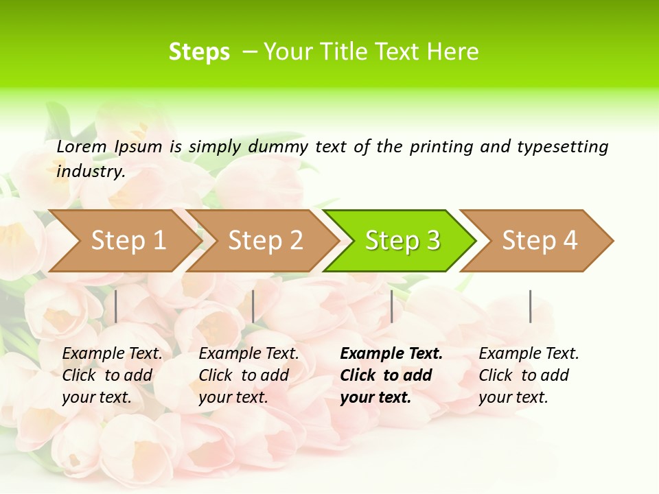 Chair Sitting Front PowerPoint Template