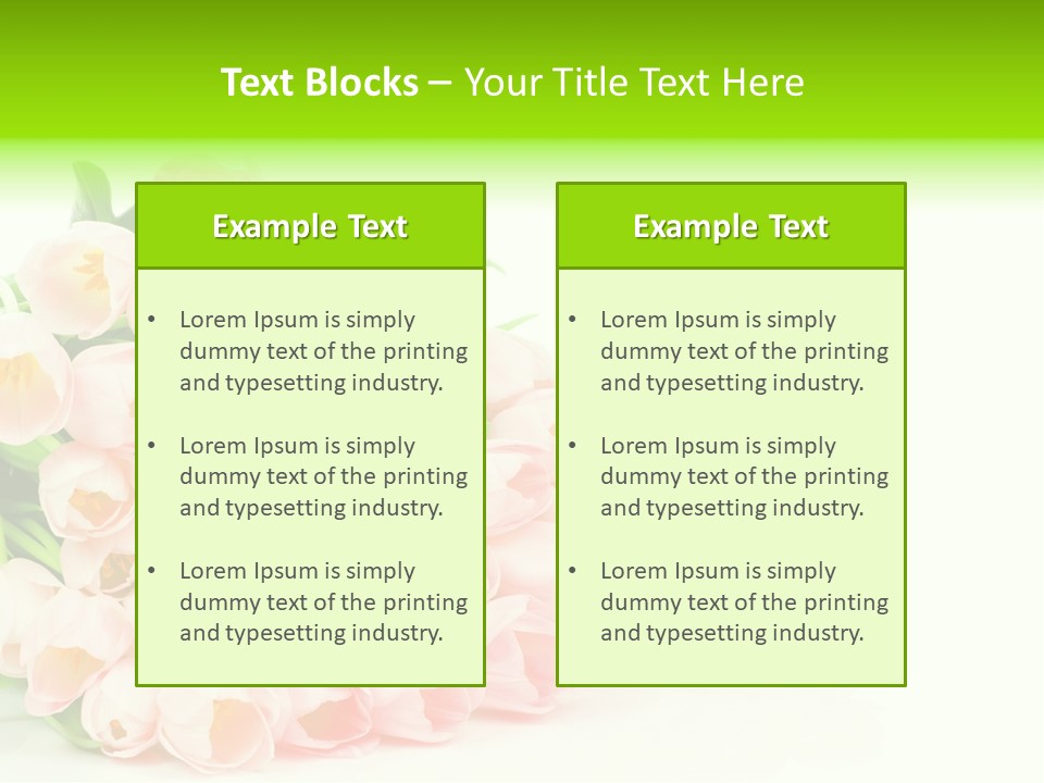 Chair Sitting Front PowerPoint Template