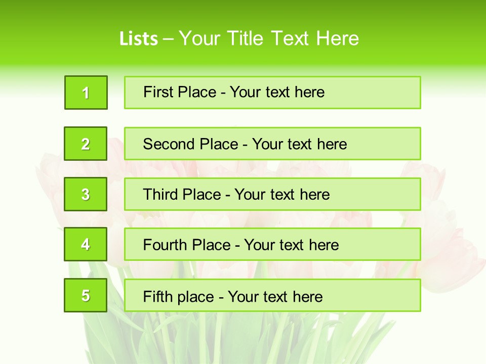 Nature Greeting Color PowerPoint Template