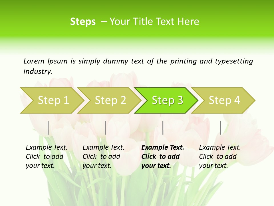 Nature Greeting Color PowerPoint Template