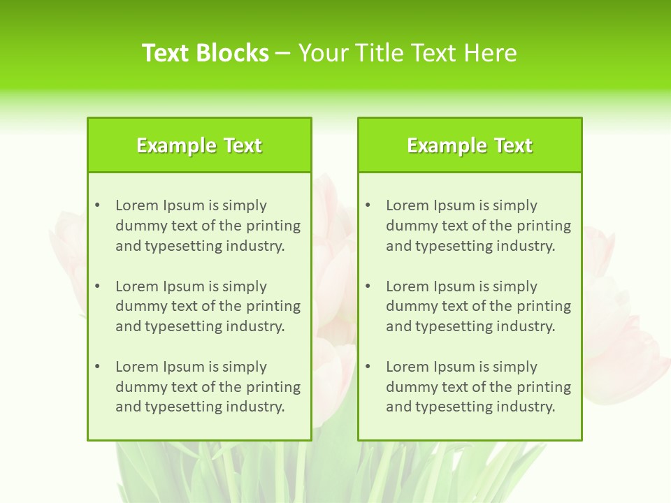 Nature Greeting Color PowerPoint Template